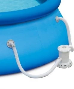 Summer Waves 15ft x 36in Quick Set Inflatable Above Ground Swimming Pool & Pump