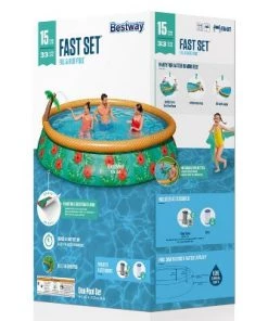 Bestway 57415E 15Ft x 33In Fast Set Paradise Palms Inflatable Swimming Pool Set -Swimming Pools Sales unnamed file 1047