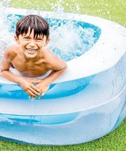 Intex Inflatable 8.5' x 5.75' Swim Center Family Pool for 2-3 Kids, Blue & White -Swimming Pools Sales unnamed file 1093