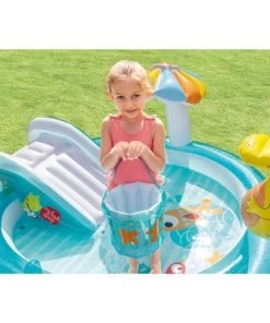 Intex 57165EP Gator 6.6ft x 5.6ft x 4in Outdoor Inflatable Kiddie Pool Water Play Center with Slide, for Toddlers Ages 2 and Up -Swimming Pools Sales unnamed file 1105