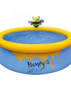 JLeisure Sun Club 12010 5 Foot x 16.5 Inch 1 to 2 Person Capacity 3D Kids Outdoor Above Ground Inflatable Kiddie Swimming Pool, Blue -Swimming Pools Sales unnamed file 1133