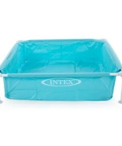 Intex 4ft x 12in Mini Frame Kiddie Beginner Swimming Pool, Ages 3 and Up, Blue