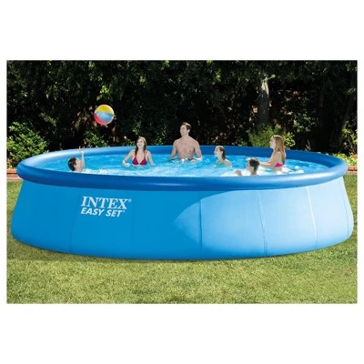 Intex 18’ x 48” Above Ground Swimming Pool and 2500 GPH Cartridge Filter Pump 2 Intex 18’ x 48” Above Ground Swimming Pool and 2500 GPH Cartridge Filter Pump - Image 2