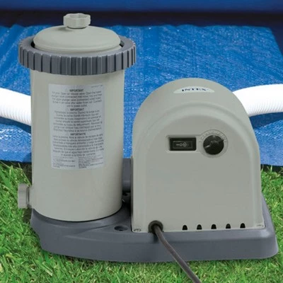 Intex 18’ x 48” Above Ground Swimming Pool and 2500 GPH Cartridge Filter Pump 4 Intex 18’ x 48” Above Ground Swimming Pool and 2500 GPH Cartridge Filter Pump - Image 4