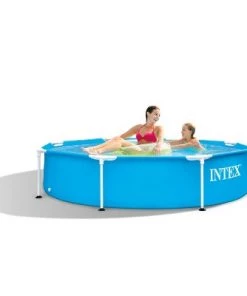 Intex 28205EH 8' X 20" Rust Resistant Durable Steel Metal Frame Swimming Pool