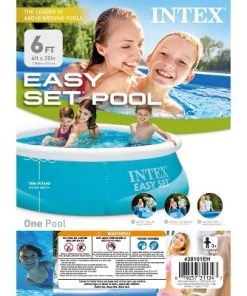 Intex 28101EH Easy Set 6' x 20" Inflatable Portable Above Ground Outdoor Kids Swimming Pool, Blue 6 Intex 28101EH Easy Set 6' x 20" Inflatable Portable Above Ground Outdoor Kids Swimming Pool, Blue -Swimming Pools Sales unnamed file 1239