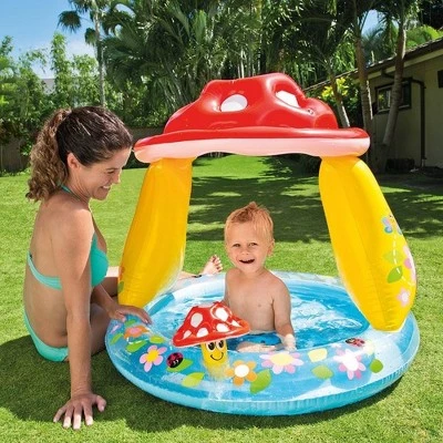 Intex Inflatable Mushroom Water Play Center Kiddie Baby Swimming Pool Ages 1-3 1 Intex Inflatable Mushroom Water Play Center Kiddie Baby Swimming Pool Ages 1-3