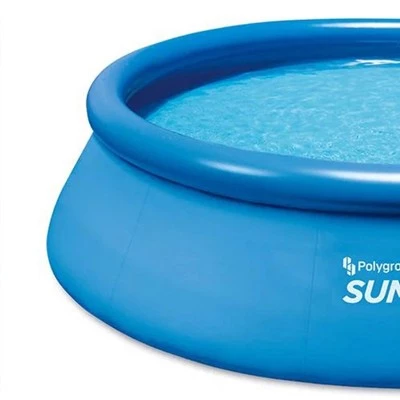 Summer Waves P1001236A Quick Set 12ft x 3ft Outdoor Inflatable Ring Above Ground Outdoor Swimming Pool with GFCI RX300 Filter Pump System, Blue 1 Summer Waves P1001236A Quick Set 12ft x 3ft Outdoor Inflatable Ring Above Ground Outdoor Swimming Pool with GFCI RX300 Filter Pump System, Blue