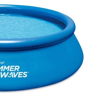 Summer Waves P1001236A Quick Set 12ft x 3ft Outdoor Inflatable Ring Above Ground Outdoor Swimming Pool with GFCI RX300 Filter Pump System, Blue 2 Summer Waves P1001236A Quick Set 12ft x 3ft Outdoor Inflatable Ring Above Ground Outdoor Swimming Pool with GFCI RX300 Filter Pump System, Blue - Image 2