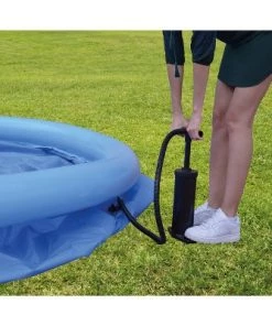 JLeisure Avenli 8 Foot x 25 Inch 2 to 3 Person Capacity Prompt Set Above Ground Kids Inflatable Outdoor Backyard Kiddie Swimming Pool, Blue, 2 Pack -Swimming Pools Sales unnamed file 1296