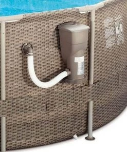 Summer Waves P20014482 14ft x 48in Outdoor Round Frame Above Ground Swimming Pool Set with Skimmer Filter Pump, Filter Cartridge, and Ladder, Brown 7 Summer Waves P20014482 14ft x 48in Outdoor Round Frame Above Ground Swimming Pool Set with Skimmer Filter Pump, Filter Cartridge, and Ladder, Brown -Swimming Pools Sales unnamed file 136