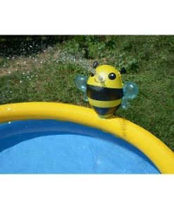 JLeisure Sun Club 12010 5 Foot x 16.5 Inch 1 to 2 Person Capacity Bee Spray 3D Kids Outdoor Above Ground Inflatable Kiddie Swimming Pool, Blue, 2 Pack -Swimming Pools Sales unnamed file 1372