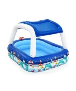 H2OGO! H20GO 84 x 61 x 52 Inch Sea Captain Inflatable Family Swimming Pool with Removable UV Careful Sunshade and Built In Steering Wheel with Horn -Swimming Pools Sales unnamed file 1377