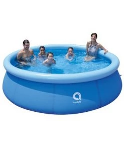 JLeisure 10' x 30" Prompt Set Inflatable Swimming Pool with CleanPlus 300 GPH Pool Filter Cartridge Pump & CleanPlus Cartridge Replacement Part