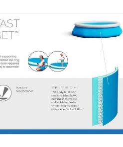 Pool Central 8ft Round Inflatable Easy Set Kids Swimming Pool with Filter Pump -Swimming Pools Sales unnamed file 1393