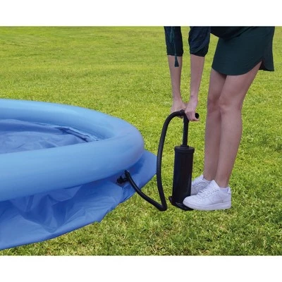 JLeisure 12 Ft x 30" Inflatable Outdoor Swimming Pool Bundle w/ Pool Filter Cartridge Pump, Filter Cartridge Replacement Part, & Handheld Pool Vacuum 4 JLeisure 12 Ft x 30" Inflatable Outdoor Swimming Pool Bundle w/ Pool Filter Cartridge Pump, Filter Cartridge Replacement Part, & Handheld Pool Vacuum - Image 4