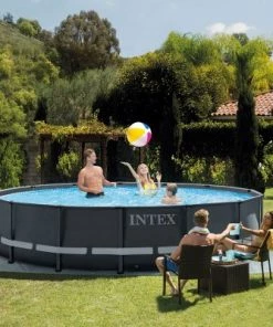 Intex 26309ST 14' x 42" Ultra XTR Frame Above Ground Swimming Pool Set w/ Pump