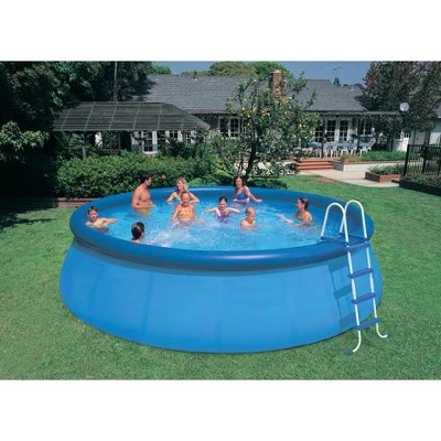 Intex 18' x 48" Inflatable Easy Set Pool with Ladder, Pump, and Maintenance Kit 5 Intex 18' x 48" Inflatable Easy Set Pool with Ladder, Pump, and Maintenance Kit - Image 5