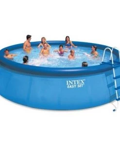 Intex 18ft x 48in Easy Set Above Ground Pool with Pump & Krill Automatic Vacuum