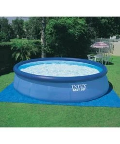 Intex 48in x 18ft Inflatable Above Ground Pool with Ladder, Pump & Cover