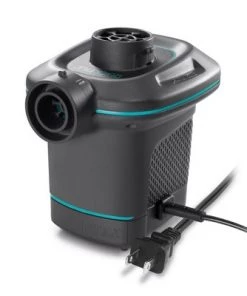 Intex 120V Quick Fill Electric Air Pump & 9ft x 51in Kids Inflatable Candy Pool
