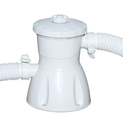 Summer Waves 8 x 8 x 2.5 Feet Round Inflatable Above Ground Pool with RX330 Filter Cartridge Pump for Infants, Kids, and Adults, Blue 3 Summer Waves 8 x 8 x 2.5 Feet Round Inflatable Above Ground Pool with RX330 Filter Cartridge Pump for Infants, Kids, and Adults, Blue - Image 3