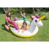 Intex 57441EP 107 x 76 x 41" Inflatable Rainbow Mystic Unicorn Spray Kiddie Pool
