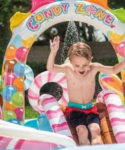 Intex 9ft x 6ft x 51in Kids Inflatable Candy Zone Play Center Pool w/ Waterslide -Swimming Pools Sales unnamed file 1532