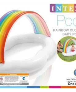 Intex 57141EP Round Inflatable Rainbow Cloud Outdoor Baby Pool for Ages 1-3 Years Old -Swimming Pools Sales unnamed file 1551