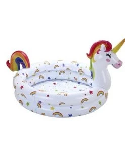 Sloosh Inflatable Llama & Unicorn Kiddie Pool Set