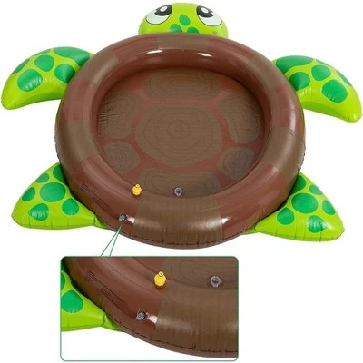 SLOOSH - Turtle Sprinkler Kiddie Pool 1 SLOOSH - Turtle Sprinkler Kiddie Pool