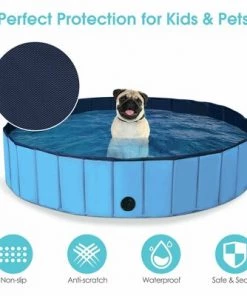 Costway 55'' Foldable Dog Pet Pool Kiddie Bathing Tub Indoor Outdoor Portable Leakproof 12 Costway 55'' Foldable Dog Pet Pool Kiddie Bathing Tub Indoor Outdoor Portable Leakproof -Swimming Pools Sales unnamed file 1605