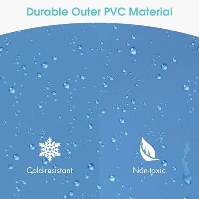 Costway 55'' Foldable Dog Pet Pool Kiddie Bathing Tub Indoor Outdoor Portable Leakproof 5 Costway 55'' Foldable Dog Pet Pool Kiddie Bathing Tub Indoor Outdoor Portable Leakproof - Image 5