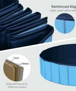 Costway 55'' Foldable Dog Pet Pool Kiddie Bathing Tub Indoor Outdoor Portable Leakproof 15 Costway 55'' Foldable Dog Pet Pool Kiddie Bathing Tub Indoor Outdoor Portable Leakproof -Swimming Pools Sales unnamed file 1608