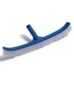 Swimline Hydrotools 8210 18" Curved Spa Pool Wall & Floor Brush w/ 5-15' Telescopic Pole