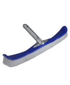 Pool Central Flexible Nylon Bristle Brush with Aluminum Handle 19" - Blue