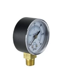 Pool Central 2.75" Side Mount Filter Pressure Gauge - 0-30 PSI