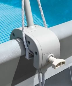 Intex 28054E Protective UPF 50 Plus Easy to Install Waterproof Canopy Cover for 9 Foot or Smaller Rectangular Swimming Pools, Grey -Swimming Pools Sales unnamed file 1728