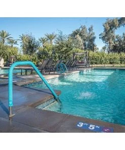 KoolGrips Comfort Cover 6 Foot Neoprene Zippered Hand Grip Rail Slip Cover Sleeve In Ground and Above Ground Swimming Pools, 1 Cover, Indian Teal Blue -Swimming Pools Sales unnamed file 1747