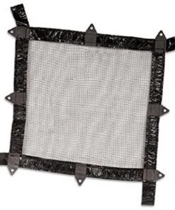 Swimline CO928 28-Foot Round Above Ground Swimming Pool Leaf Net Top Cover for Winter Cover, Black