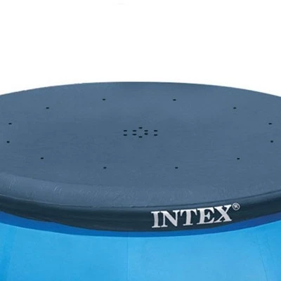 Intex 10 Foot Easy Set Pool Debris Cover & 530 GPH Pool Cartridge Filter Pump 3 Intex 10 Foot Easy Set Pool Debris Cover & 530 GPH Pool Cartridge Filter Pump - Image 3