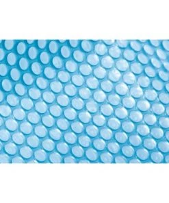 Intex 29026E 9 x 18 Foot Rectangular Solar Frame Set Swimming Pool Cover with Carrying Bag and Drain Holes, (Pool Cover Only)