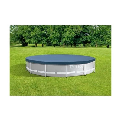 Intex 28031E 12 Foot Round Frame Set Easy Above Ground Swimming Pool Debris Cover with Tie-Down Ropes and Drain Holes, (Pool Sold Separately) 1 Intex 28031E 12 Foot Round Frame Set Easy Above Ground Swimming Pool Debris Cover with Tie-Down Ropes and Drain Holes, (Pool Sold Separately)