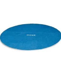 Intex 12' Swimming Pool Solar Cover Tarp & 12' Swimming Pool Debris Cover