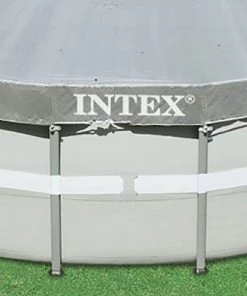 Intex 28041E UV Resistant Deluxe Debris Pool Cover for 18-Foot Intex Ultra Frame Round Above Ground Swimming Pools with Drain Holes, Gray -Swimming Pools Sales unnamed file 1835