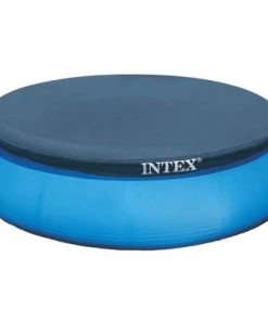 Intex 15 Foot Easy Set Swimming Pool Debris Cover & Floating Chlorine Dispenser