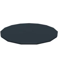 Bestway Flowclear 15 Foot Round Above Ground Swimming Pool Debris Cover (Pool Not Included) for Steel Pro MAXTM Pools, Black