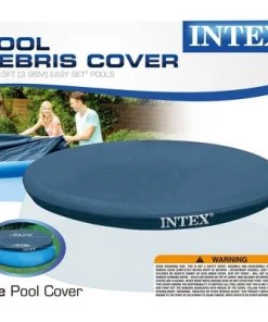 Intex 28026E UV Resistant Deluxe Debris Pool Cover for 13-Foot Intex Easy Set Above Ground Swimming Pool, Vinyl Round Cover with Drain Holes, Blue -Swimming Pools Sales unnamed file 1881