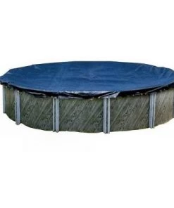 Swimline 18' Round Above Ground Swimming Pool Cover + 4'x8' Closing Air Pillow
