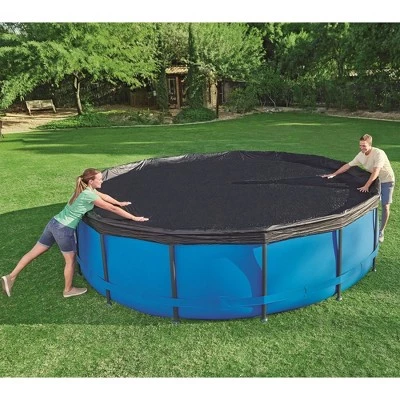 Bestway 58038E Flowclear 15 Foot PVC Pool Cover with Drain Holes for Above Ground Steel Pro and Power Steel Frame Swimming Pools, (Pool Cover Only) 4 Bestway 58038E Flowclear 15 Foot PVC Pool Cover with Drain Holes for Above Ground Steel Pro and Power Steel Frame Swimming Pools, (Pool Cover Only) - Image 4